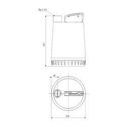 Grundfos Kellerentwässerungspumpe Unilift AP12.40.08.1, 0,8kW 1x230V, max. Förderhöh... GRUNDFOS-96001873 5700390897246 (Abb. 1)