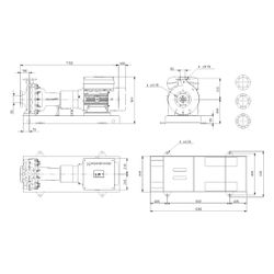 Grundfos Normpumpe elektronisch geregelt NKGE 125-100-250/249 BA2F2LESBQQEQWA, 22kW ... GRUNDFOS-92970718 5715122350715 (Abb. 1)