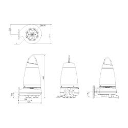 Grundfos Schmutzwasserpumpe Einkanallaufrad SE1.50.65.22.2.50D.B, 2,2kW 6 bar, bis 5... GRUNDFOS-96047509 5700395042788 (Abb. 1)