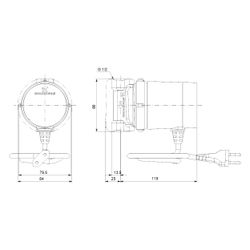 Grundfos Zirkulationspumpe COMFORT 15-14 B, 10 bar Einbaulänge 80mm max. Förderhöhe ... GRUNDFOS-97989265 5710627481919 (Abb. 1)