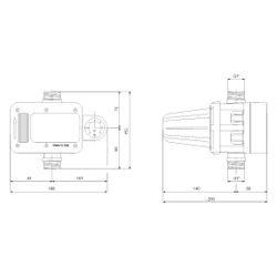 Grundfos Druckmanager PM PLUS 1x115-230V 50/60Hz Schuko, Zubehör für Hauswasseranlag... GRUNDFOS-93264954 5715470048524 (Abb. 1)