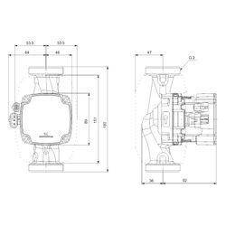 Grundfos Hocheffizienz Umwälzpumpe ALPHA2 GO 32-60 180mm, 220-240V 9H 2" max. Förder... GRUNDFOS-93074238 5715467404654 (Abb. 1)