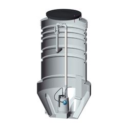 Grundfos Abwasserpumpstation PS.R.10.20.D.DC.SS40.H40.SEG.B, 2000x1020mm, Kunststoff... GRUNDFOS-99161785 5712607883669 (Abb. 1)