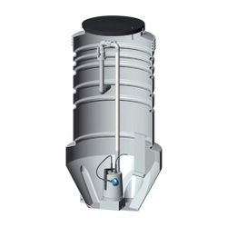 Grundfos Abwasserpumpstation PS.R.10.20.D.DC.SS40.H40.SEG.B, 2000x1020mm, Kunststoff... GRUNDFOS-99161785 5712607883669 (Abb. 1)