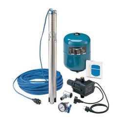 Grundfos Unterwasserpumpe Wasserversorgungspaket SQ3-40, 0,7kW Volumenstrom 3m3/h mi... GRUNDFOS-96160908 5700830271018 (Abb. 1)