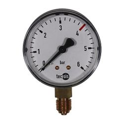 Grundfos Manometer D 63mm R 1/4" 0-10 bar, Zubehör für Unterwasserpumpen... GRUNDFOS-920410 5700392231161 (Abb. 1)