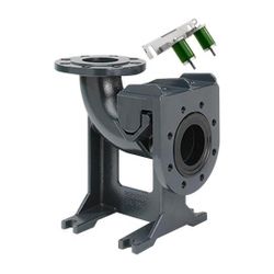 Grundfos Kupplungsfußkrümmer DN 80/DN 65, Zubehör für Schmutz- und Abwasserpumpen DP... GRUNDFOS-96102238 5700396550473 (Abb. 1)