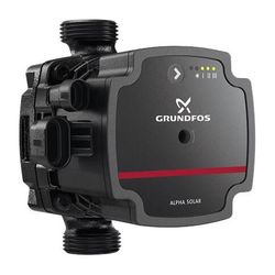 Grundfos Hocheffizienz Umwälzpumpe ALPHA Solar15-75 130mm, PN10 230V 1" max. Förderh... GRUNDFOS-98989298 5712604776650 (Abb. 1)