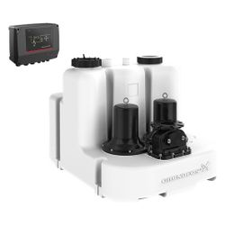 Grundfos Fäkalienhebeanlage Multilift MLD.32.3.2, 760x1002x800mm 3x400V 3,4kW, 2890/... GRUNDFOS-97901112 5710626081127 (Abb. 1)