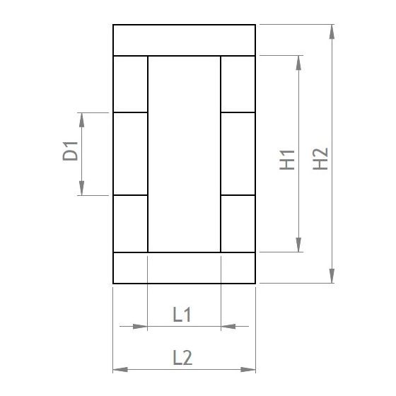 GWK AL-Box Armaturendämmschale DN 150, 50 Prozent, PIR-Schaum, für Victaulic Kupplung Typ 107N und 177N, 4124150001