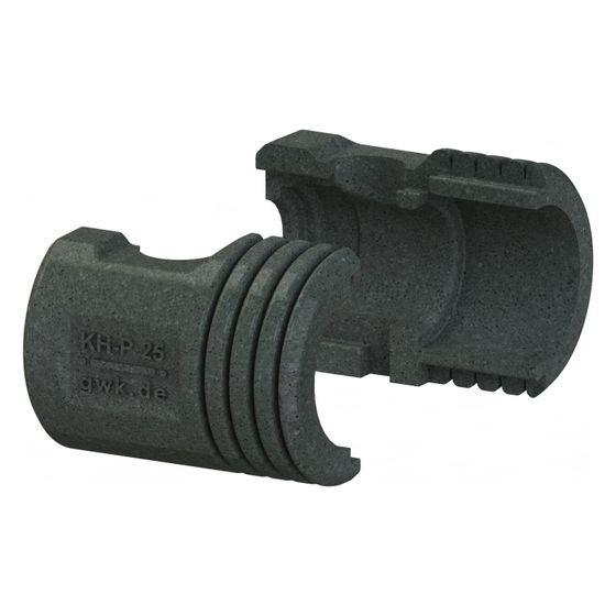 GWK EPP-Box Armaturendämmschale Serie KH-P, DN 32, für Pumpenkugelhähne, Silbergrau, 5234032002