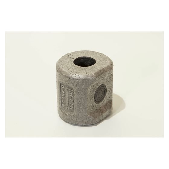 GWK EPP-Box Armaturendämmschale Serie KH-F, DN 25, für Kugelhahn mit kurzer Spindel und IG, Silbergrau, 5232025002