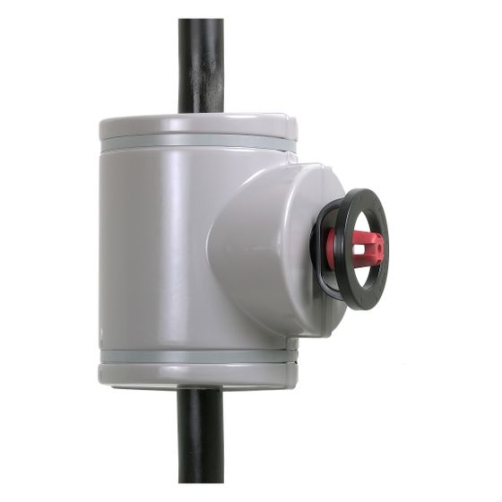 GWK ES-Box Armaturendämmschale Serie C, DN 65, Grau RAL 7040, für Flansch Geradsitz kurz Baulänge F4, 1121065000