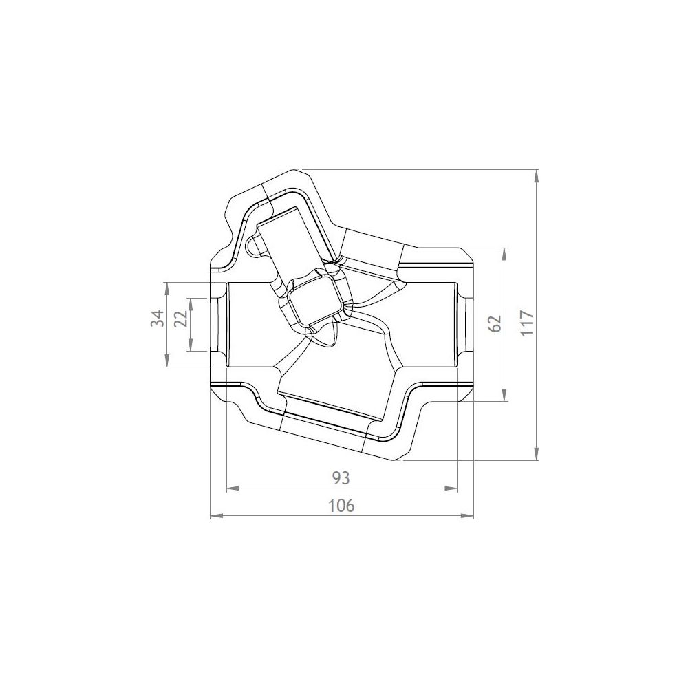 GWK EPP-Box Armaturendämmschale Serie AB-QM, DN 15, Silbergrau, für Regelventil Danfoss... GWK-5291015002 4030095055575 (Abb. 2)