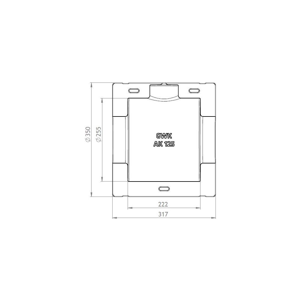 GWK ES-Box Uni Armaturendämmschale Serie AK, DN 125, Grau, für Absperrklappen, 17311250... GWK-1731125005 4030095038349 (Abb. 2)