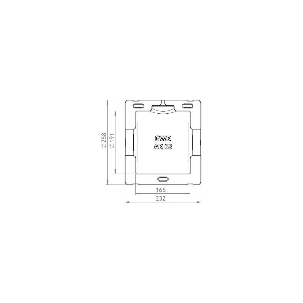 GWK ES-Box Armaturendämmschale Serie AK, DN 65, Grau, für Flansch-Absperrklappen K1, 11... GWK-1131065000 4030095006959 (Abb. 2)