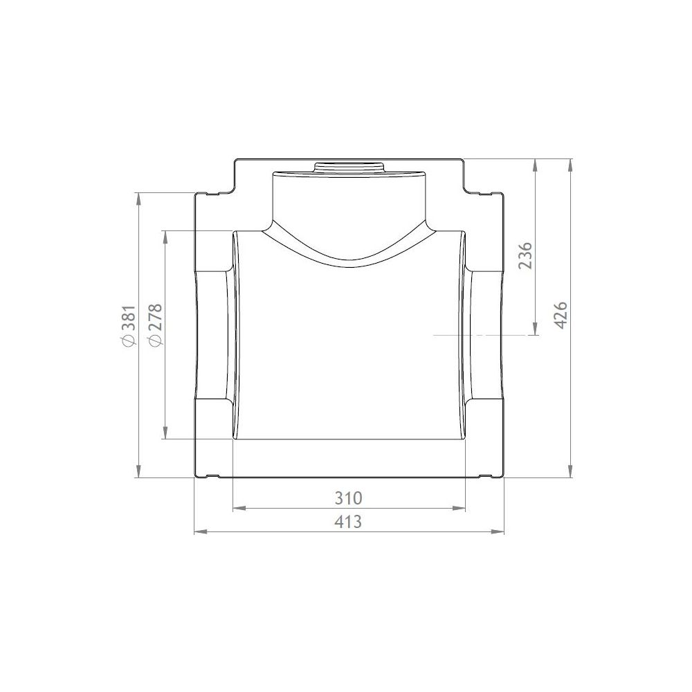 GWK ES-Box Uni Armaturendämmschale Serie C, DN 150, Grau, für Kompaktventile Baulänge F... GWK-1721150005 4030095038646 (Abb. 2)