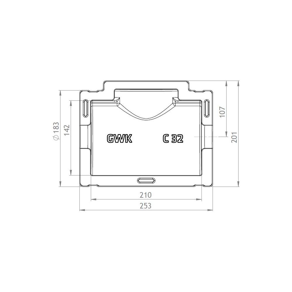 GWK ES-Box Armaturendämmschale Serie C, DN 32, Grau, für Flansch Geradsitz kurz Bauläng... GWK-1121032000 4030095004955 (Abb. 2)