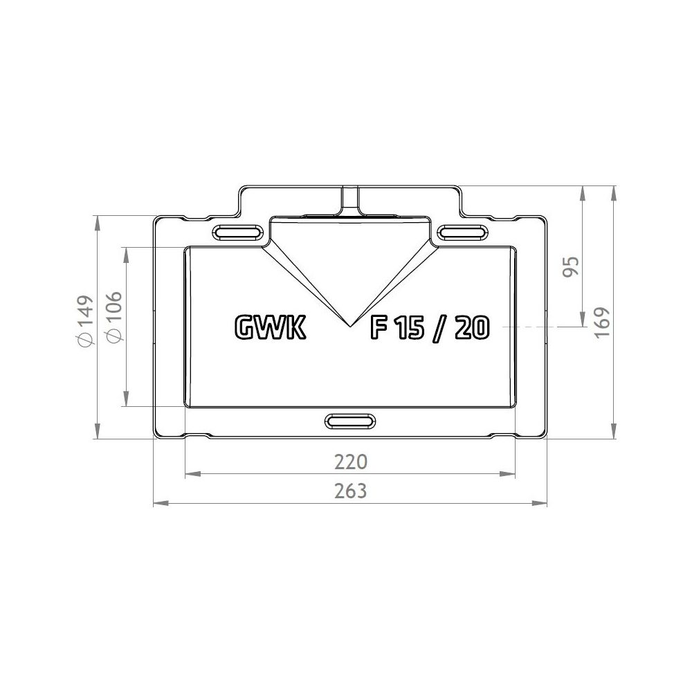 GWK ES-Box Uni Armaturendämmschale Serie F, DN 20, Grau RAL 7040, für Absperrventile Ba... GWK-1711020005 4030095038516 (Abb. 2)