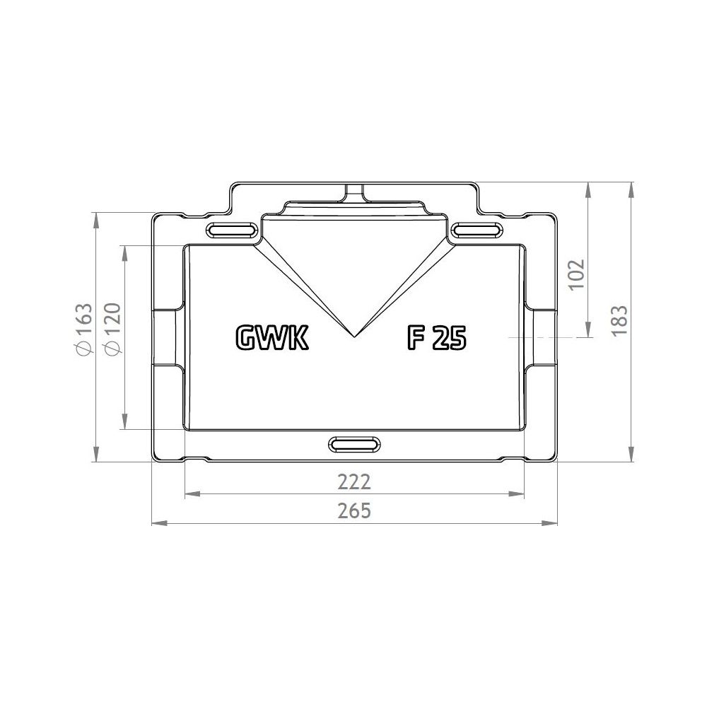 GWK ES-Box Armaturendämmschale Serie F, DN 25, Grau, für Flansch Geradsitz lang Bauläng... GWK-1111025000 4030095000353 (Abb. 2)