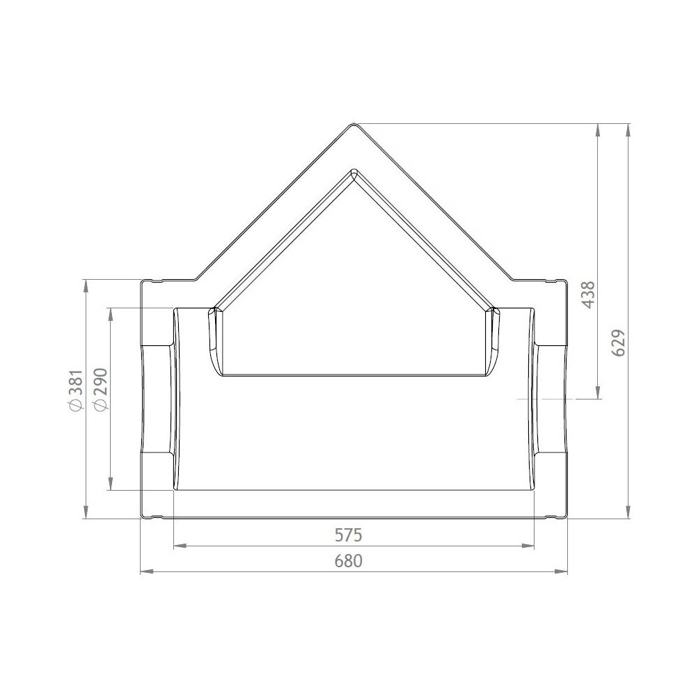 GWK ES-Box Uni Armaturendämmschale Serie FS, DN 150, Grau, für Schrägsitzventile und Sc... GWK-1712150005 4030095038752 (Abb. 2)