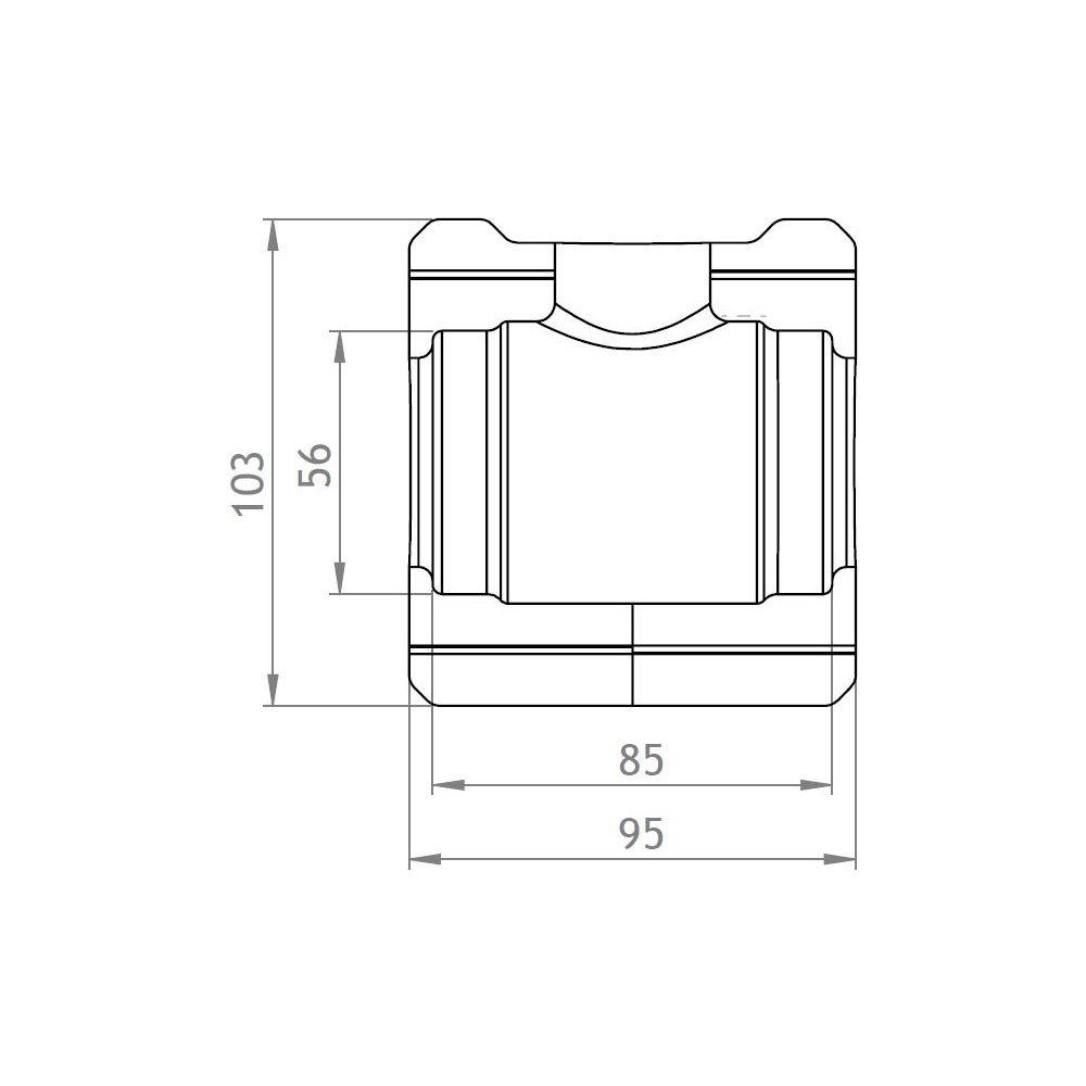 GWK EPP-Box Armaturendämmschale Serie KH, DN 32, für Kugelhahn mit T-Griff mit IG, Anth... GWK-5231032001 4030095000810 (Abb. 2)