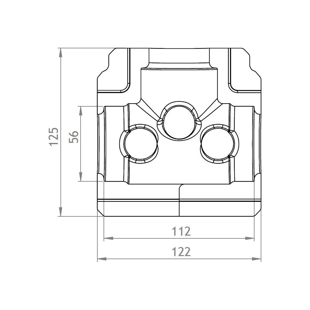 GWK EPP-Box Armaturendämmschale Serie M, DN 32, für Muffengeradsitzventil, Anthrazit, 5... GWK-5211032001 4030095031043 (Abb. 2)