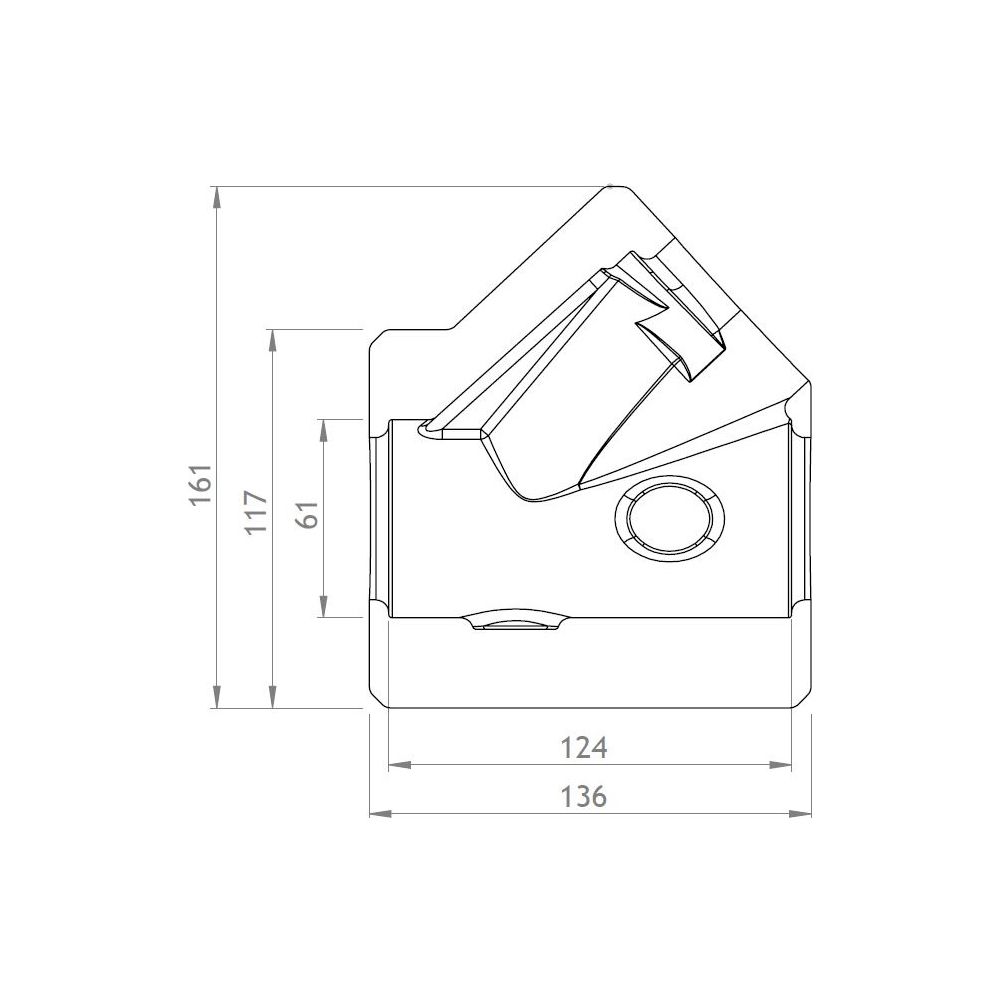 GWK EPP-Box Armaturendämmschale Serie MS, DN 40, für Schrägsitzventil mit IG, Anthrazit... GWK-5221040001 4030095000636 (Abb. 2)