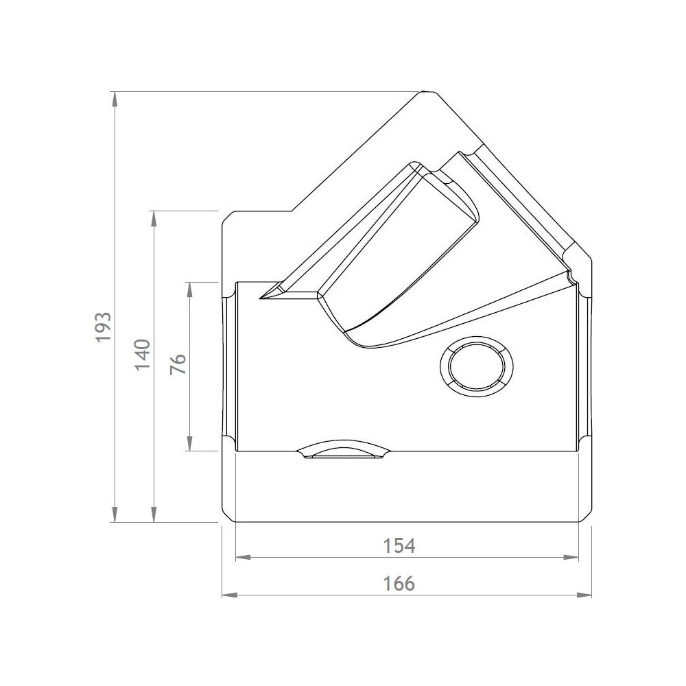 GWK EPP-Box Armaturendämmschale Serie MS, DN 50, für Schrägsitzventil mit IG, Silbergra... GWK-5221050002 4030095000681 (Abb. 2)