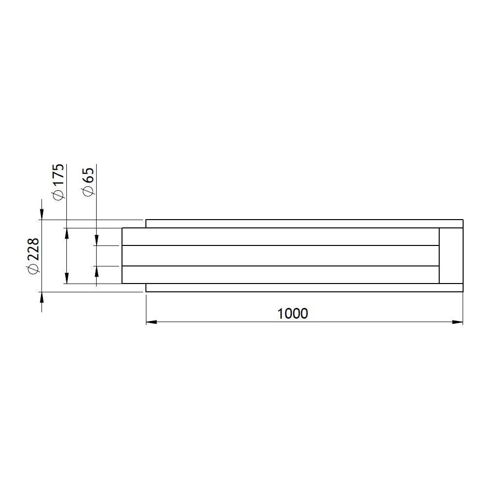 GWK Silver-System Rohr PIP-Innenrohr, DN 50, 65x175mm, 1m, PUR, Silber, in Kombi. mit 4... GWK-4330651750 4030095058248 (Abb. 2)