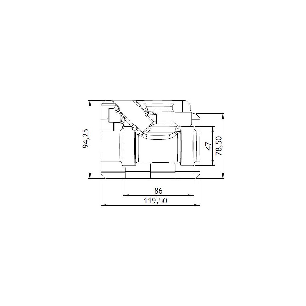 GWK EPP-Box Serie ST-BD DN 25 Silbergrau für Strangventil Danfoss MSV-BD, 5293025002... GWK-5293025002 4030095055988 (Abb. 2)