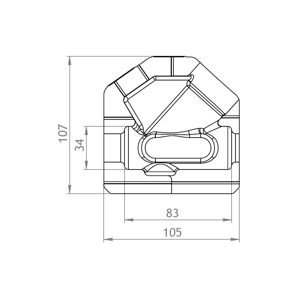 GWK EPP-Box Armaturendämmschale Serie ST, DN 15, für Strangregulierventil mit IG, Silbe... GWK-5222015002 4030095026223 (Abb. 2)