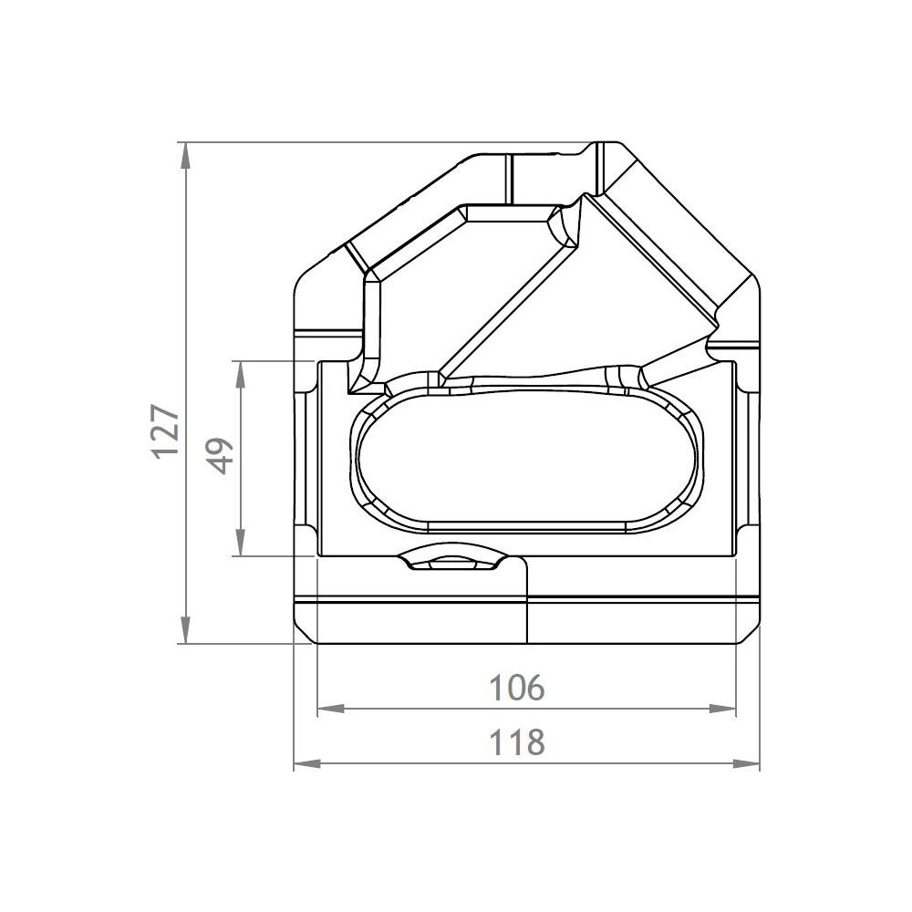 GWK EPP-Box Armaturendämmschale Serie ST, DN 25, für Strangregulierventil mit IG, Anthr... GWK-5222025001 4030095026254 (Abb. 2)