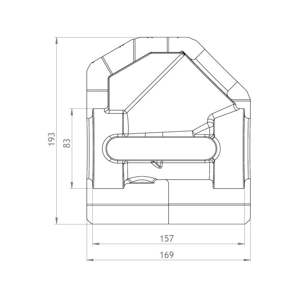 GWK EPP-Box Armaturendämmschale Serie ST, DN 50, für Strangregulierventil mit IG, Silbe... GWK-5222050002 4030095030916 (Abb. 2)
