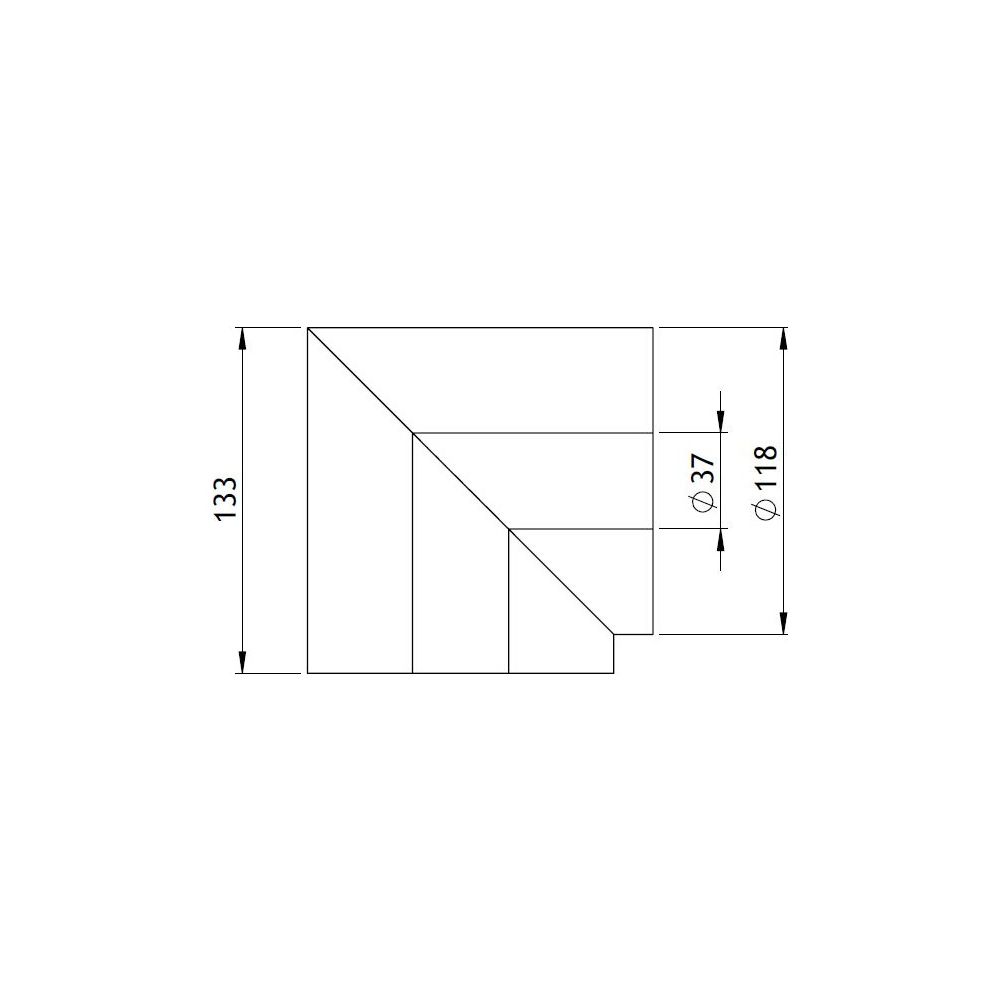 GWK Silver System Winkeldämmung, 90 Grad, DN 25, 37x118mm, PIR, Silber, 100 Prozent nac... GWK-4450371180 4030095057135 (Abb. 2)
