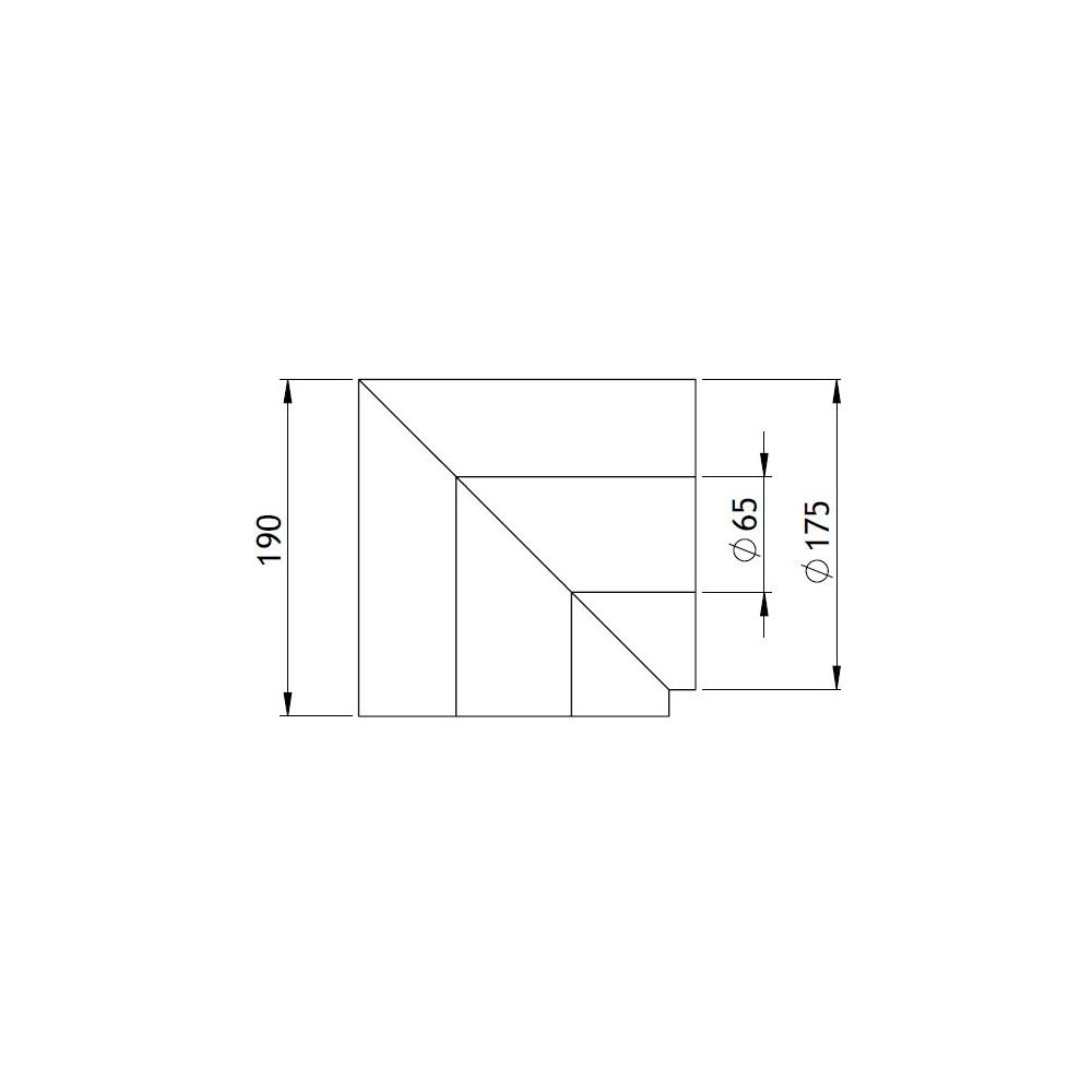 GWK Silver System Winkeldämmung, 90 Grad, DN 50, 65x175mm, PIR, Silber, 100 Prozent nac... GWK-4450651750 4030095057166 (Abb. 2)