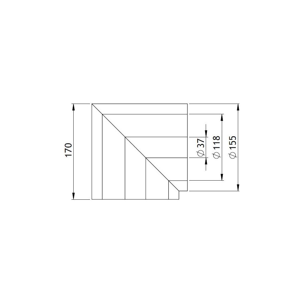 GWK Silver System Winkeldämmung, 90 Grad, DN 25, 37x155mm, PIR, Silber, 200 Prozent nac... GWK-4450371550 4030095057487 (Abb. 2)