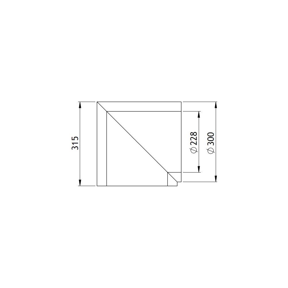 GWK Silver System Winkeldämmung, 90 Grad, DN 200, 228x300mm, PIR, Silber, 50 Prozent na... GWK-4452283000 4030095057111 (Abb. 2)