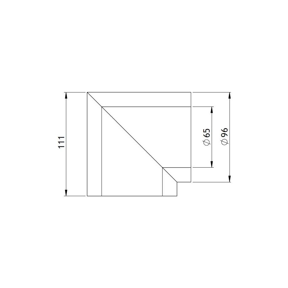 GWK Silver System Winkeldämmung, 90 Grad, DN 40, 65x96mm, PIR, Silber, 4450650960... GWK-4450650960 4030095057241 (Abb. 2)