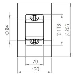 GWK AL-Box Armaturendämmschale DN 65, 50 Prozent, PIR-Schaum, für Victaulic Kupplung Ty... GWK-4124065001 4030095053069 (Abb. 1)