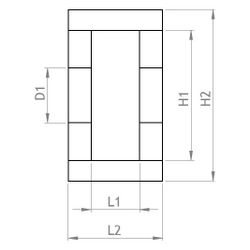 GWK AL-Box Armaturendämmschale DN 150, 50 Prozent, PIR-Schaum, für Victaulic Kupplung T... GWK-4124150001 4030095053045 (Abb. 1)