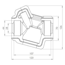 GWK EPP-Box Armaturendämmschale Serie AB-QM, DN 20, Silbergrau, für Regelventil Danfoss... GWK-5291020002 4030095055551 (Abb. 1)