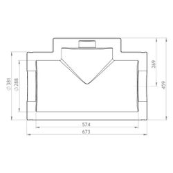GWK ES-Box Uni Armaturendämmschale Serie F, DN 150, Grau, für Absperrventile Baulänge F... GWK-1711150005 4030095038424 (Abb. 1)