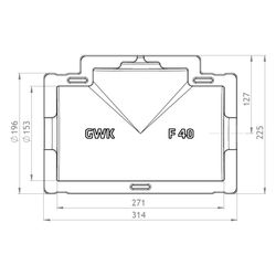 GWK ES-Box Uni Armaturendämmschale Serie F, DN 40, Grau RAL 7040, für Absperrventile Ba... GWK-1711040005 4030095038486 (Abb. 1)