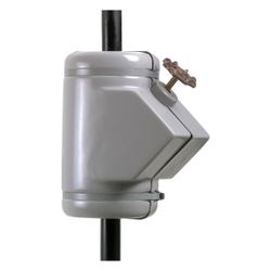 GWK ES-Box Uni Armaturendämmschale Serie FS, DN 125, Grau RAL 7040, für Schrägsitzventi... GWK-1712125005 4030095038769 (Abb. 1)