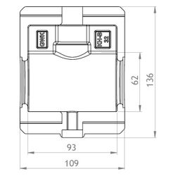 GWK EPP-Box Armaturendämmschale Serie KH-B, DN 32, für Kugelhahn mit Flügelgriff und IG... GWK-5233032002 4030095048775 (Abb. 1)