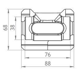 GWK EPP-Box Armaturendämmschale Serie KH-F, DN 15, für Kugelhahn mit kurzer Spindel und... GWK-5232015001 4030095000933 (Abb. 1)