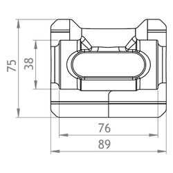 GWK EPP-Box Armaturendämmschale Serie KH-F, DN 20, für Kugelhahn mit kurzer Spindel und... GWK-5232020001 4030095000971 (Abb. 1)