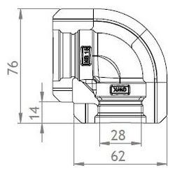 GWK EPP M-Bogen Dämmung, DN 15, Silbergrau, 50 Prozent EnEV, für Schraub- und Pressböge... GWK-5422015000 4030095049802 (Abb. 1)