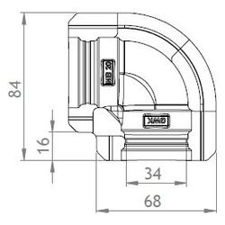 GWK EPP M-Bogen Dämmung, DN 20, Silbergrau, 50 Prozent GEG, für Schraub- und Pressbögen... GWK-5422020000 4030095049819 (Abb. 1)